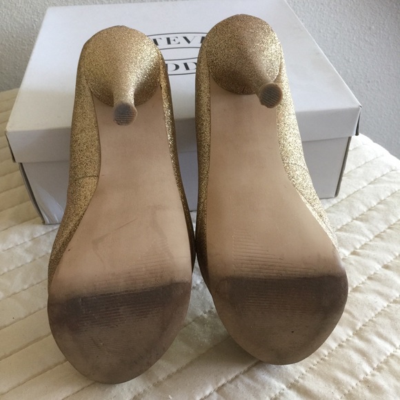 Steve Madden Carryssag Gold glitter - Picture 4 of 6